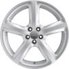 Audi 5 Spoke Design Silver Grey Painted Wheel Img 1