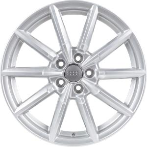 Audi 10 Spoke [TT 8S] Diamond Silver Alloy Wheel - Sizes 18in