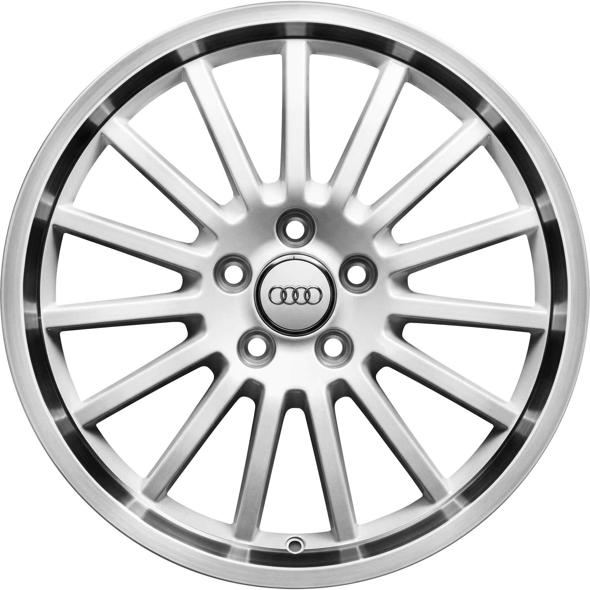 Audi 15 Spoke [A5 8T] Ibis White Alloy Wheel Product Image #1