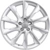 Audi 10 Curved Spoke [A5 8T] Diamond Silver Wheel Img 1