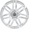 Audi 7 Double Spoke [A5 8T] Galvano Silver Wheel Img 1
