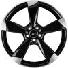 Audi 5 Rotor [A5 8T] Gloss Black with Diamond Cut Wheel Img 1