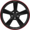 Audi 5 Rotor [A5 8T] Gloss Black with Misano Red Pearl Effect Wheel Img 1