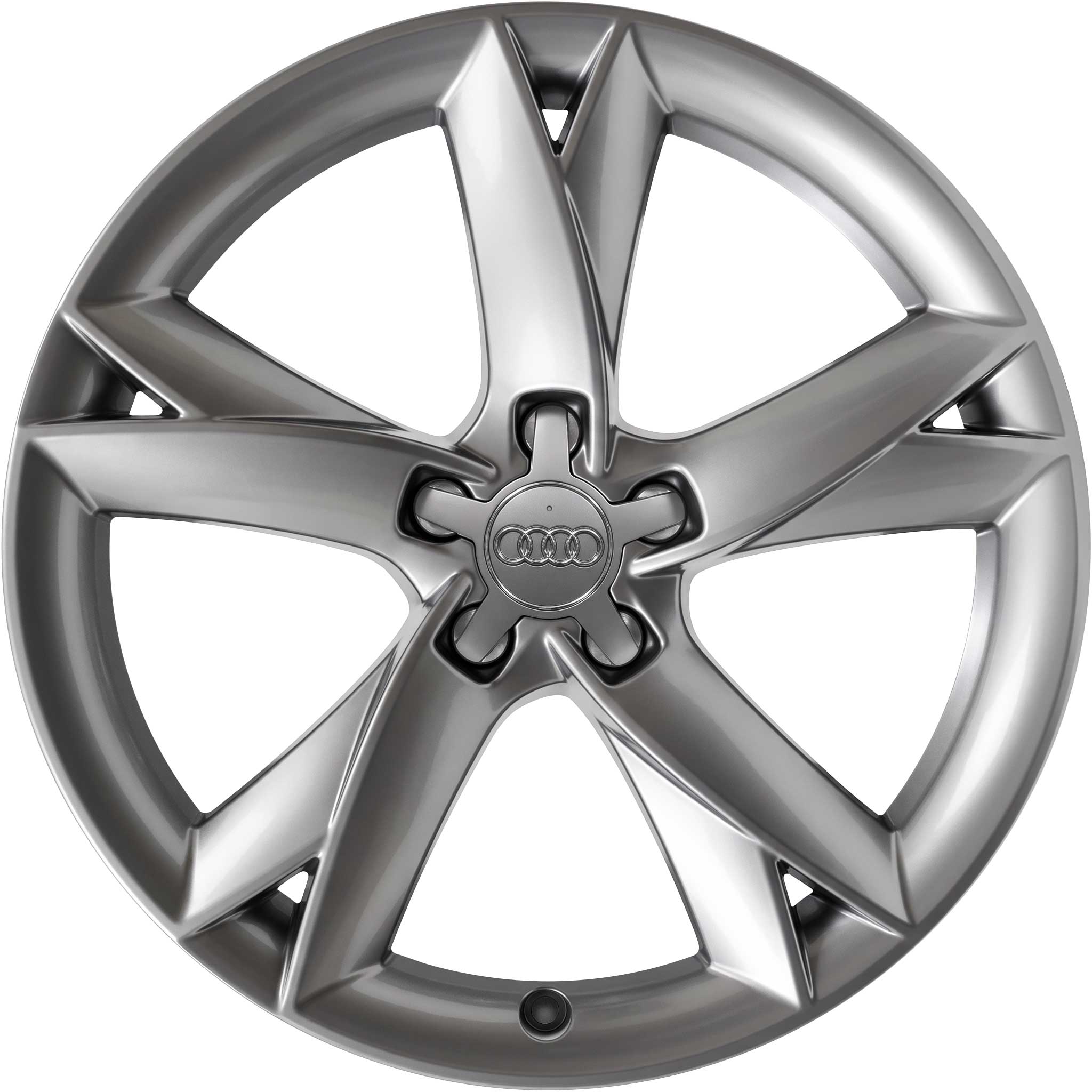 Audi 5 Arm Y Design Silver Grey Painted Alloy Wheel Product Image #1