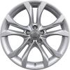 Audi 5 Spoke Y Design Silver Grey Painted Wheel Img 1