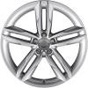 Audi 5 Arm Par. Spoke Silver Grey Painted Wheel Img 1