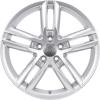 Audi 5 Double Spoke [Q3 8U] Silver Wheel Img 1