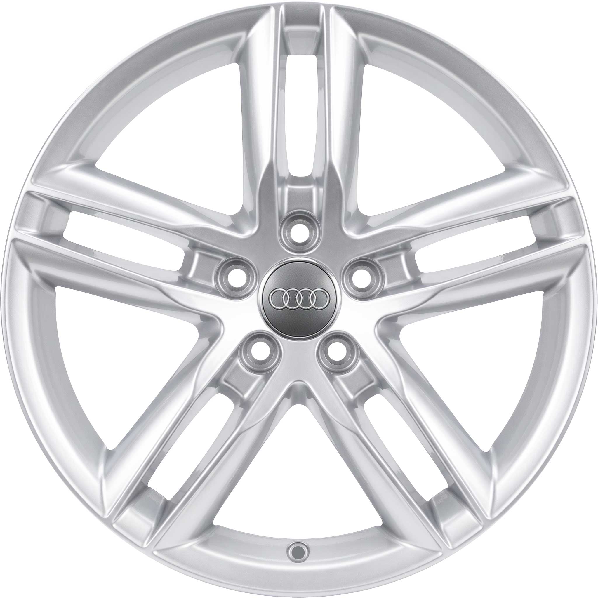 Audi 5 Double Spoke [Q3 8U] Silver Alloy Wheel Product Image #1