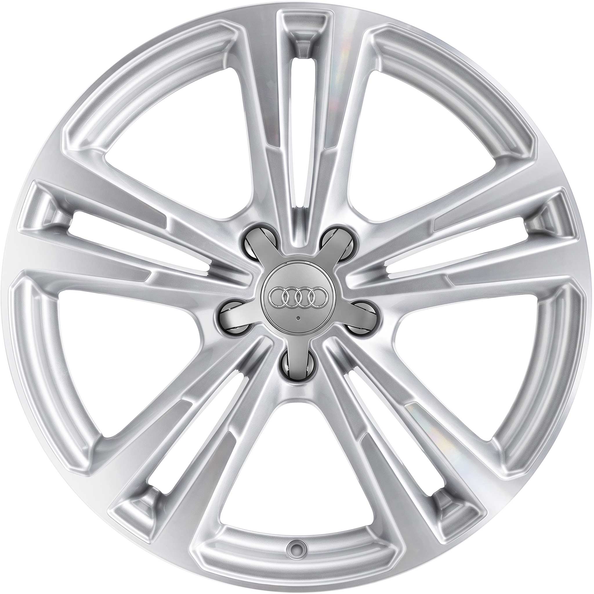 Audi 5 Twin Spoke [Q3 8U] Diamond Silver Alloy Wheel Product Image #1