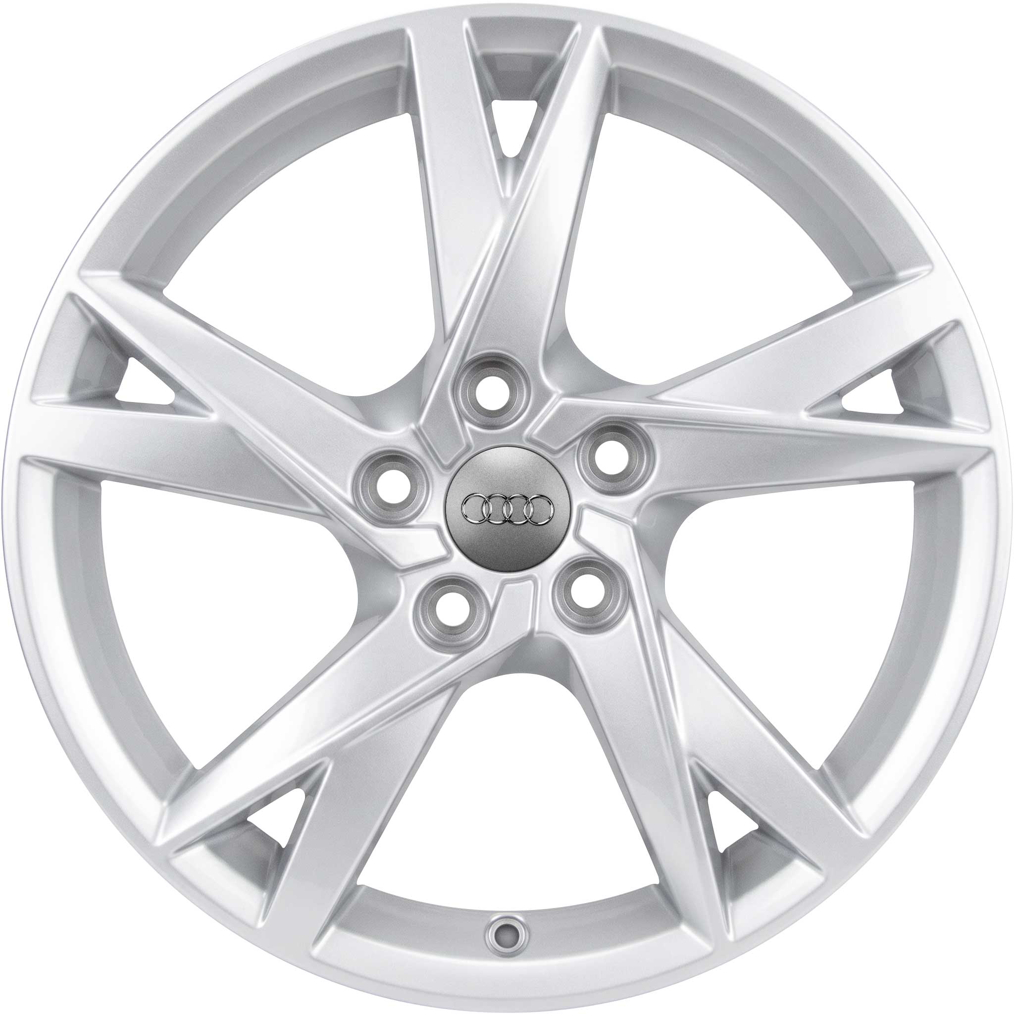 Audi 5 Twin Spoke [Q3 8U] Diamond Silver Alloy Wheel Product Image #1