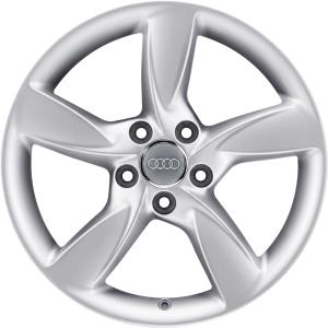 17" Audi 5 Arm Helica [A3 8V] Diamond Silver alloy wheel