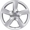 Audi 5 Arm Helica [A3 8V] Diamond Silver Wheel Img 1