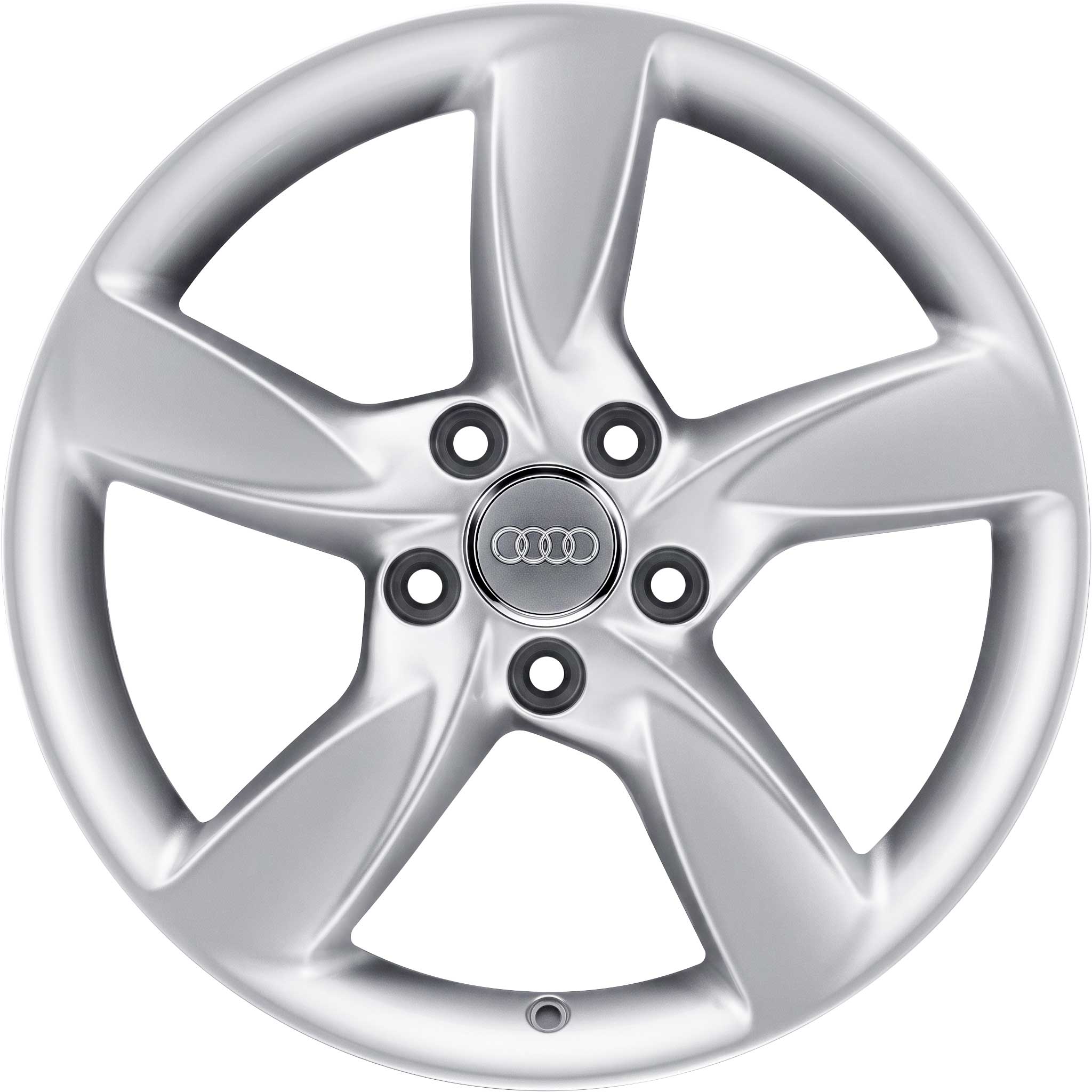 Audi 5 Arm Helica [A3 8V] Diamond Silver Alloy Wheel Product Image #1