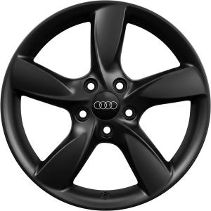 17" Audi 5 Arm Helica [A3 8V] Matt Black alloy wheel