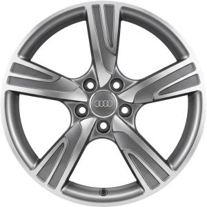 18" Audi 5 Arm Velum [A3 8V] Anthracite alloy wheel