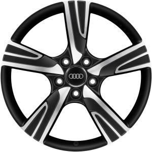 18" Audi 5 Arm Velum [A3 8V] Matt Black alloy wheel