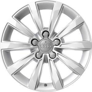 16" Audi 10 Spoke [A3 8V] Diamond Silver alloy wheel