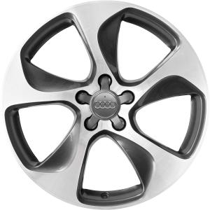 Grey Audi 5 Spoke alloy wheel