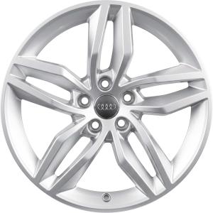 Audi 10 Spoke [A4 8W] Galvano Silver Alloy Wheel - Sizes 18in, 19in