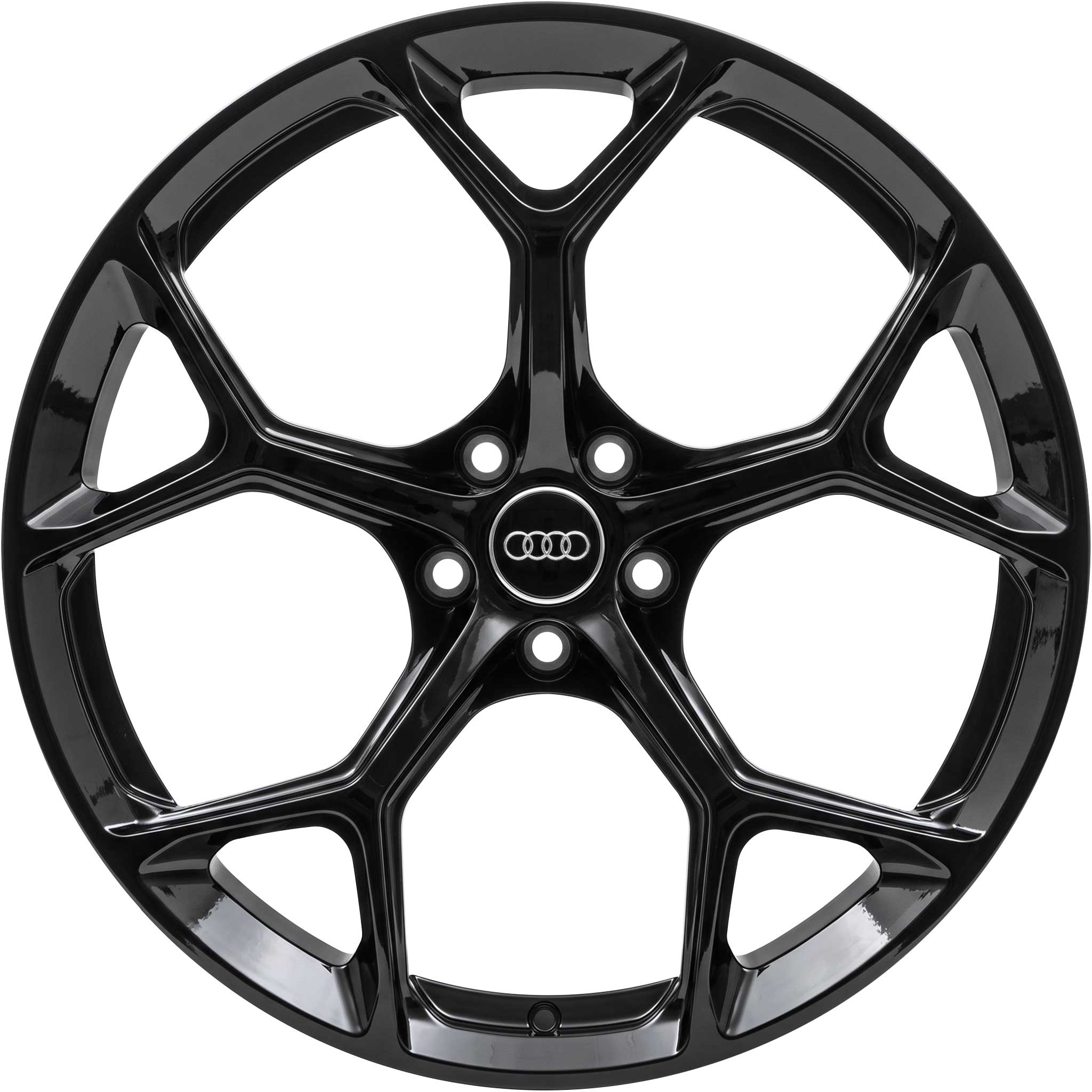 Audi RS 5 Y Spoke [A4 8W] Dark Matt Grey with Diamond Cut Alloy Wheel Product Image #1
