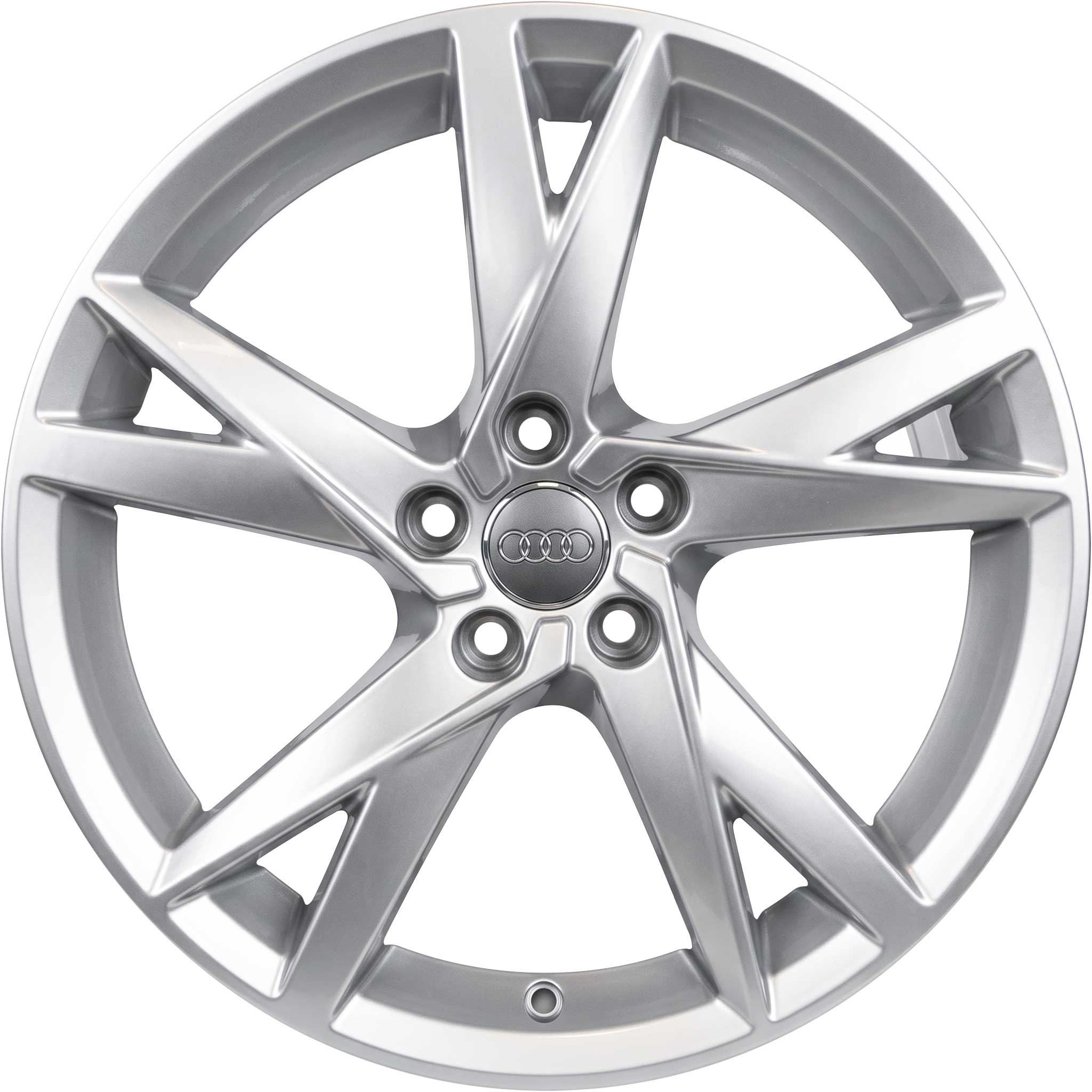 Audi 5 Y Spoke [A4 8W] Diamond Silver Alloy Wheel Product Image #1