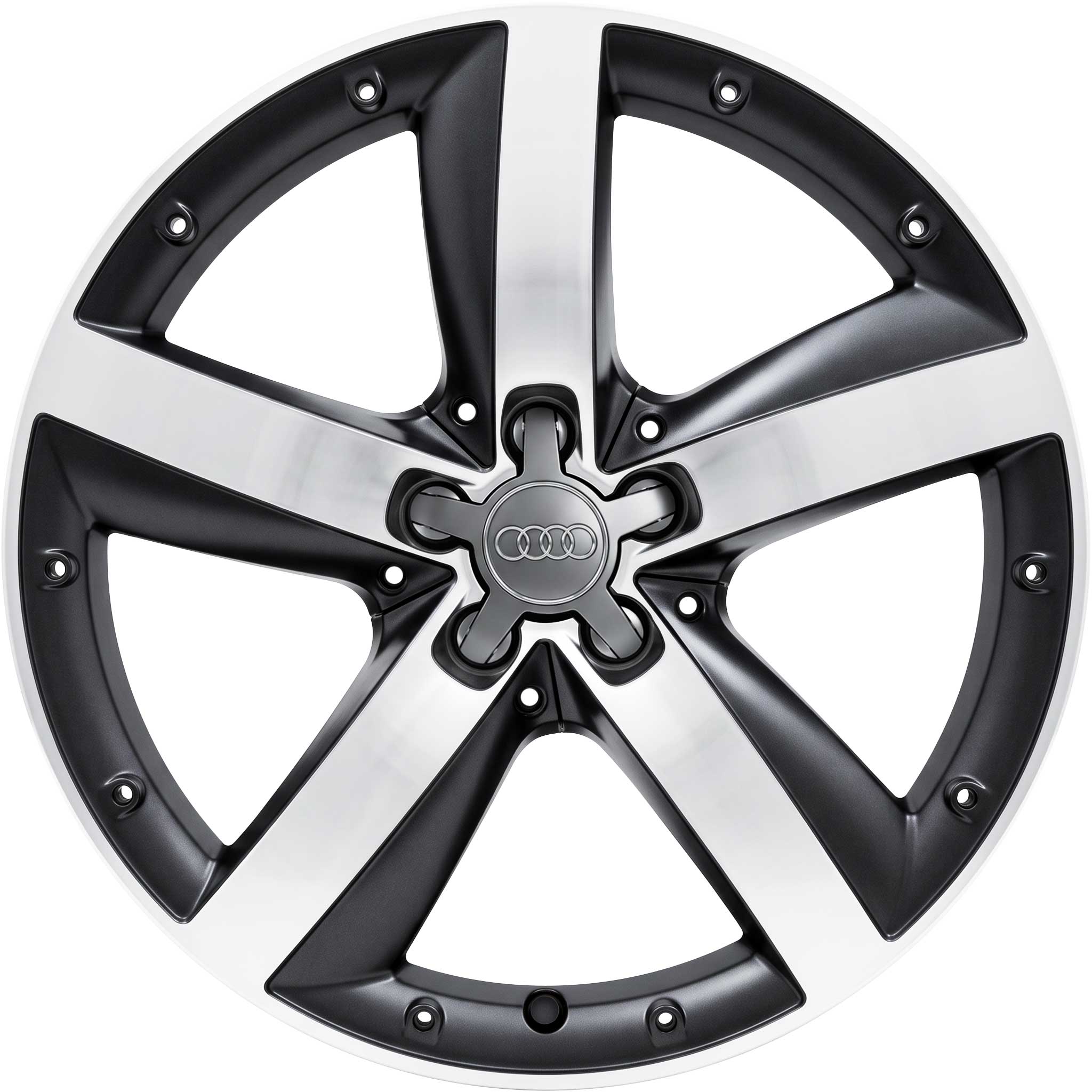 Audi 5 Arm [A1 8X] Diamond Silver Alloy Wheel Product Image #1