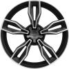 Audi 5 Double Spoke [A1 8X] Matt Black with Diamond Cut Wheel Img 1
