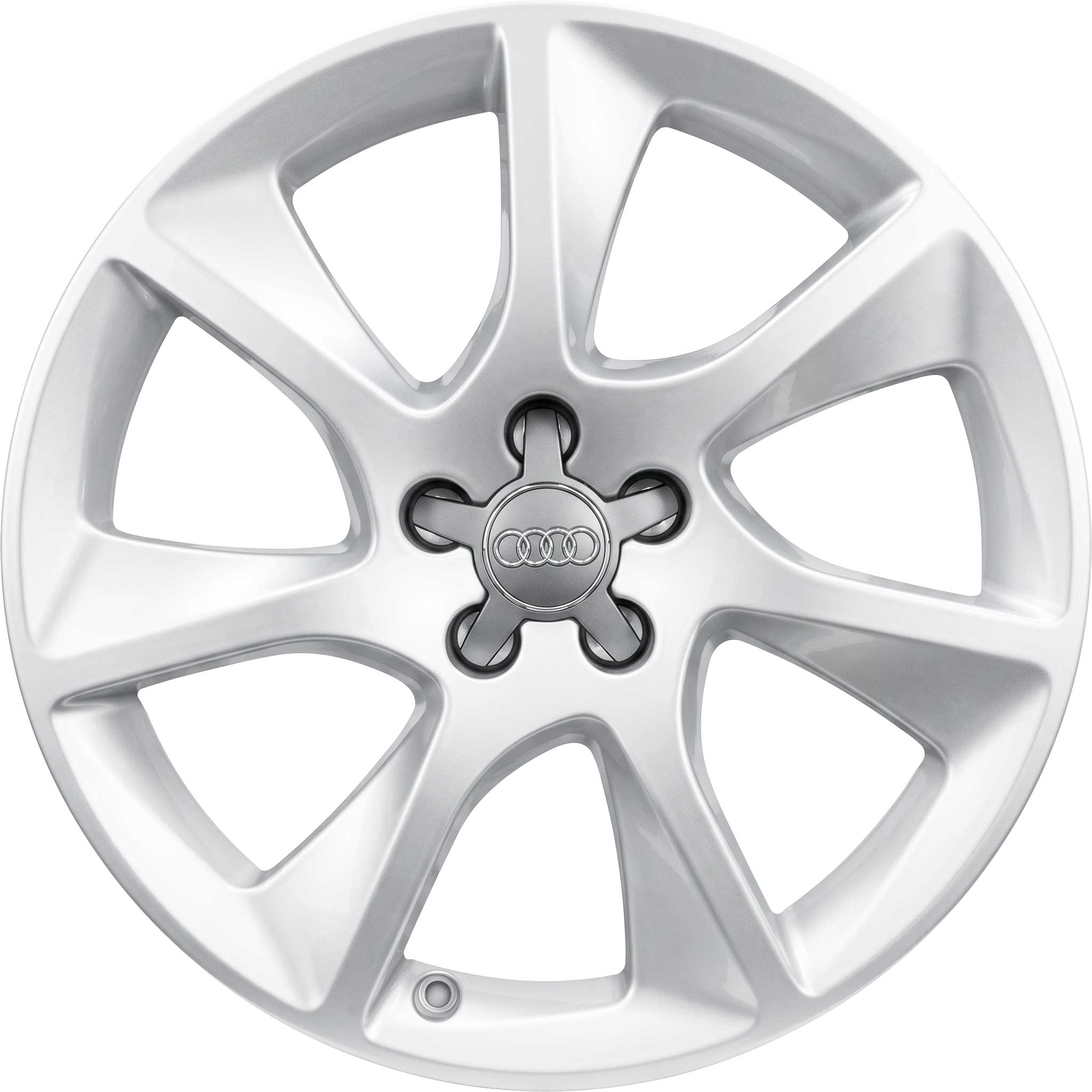 Audi 7 Spoke [A1 8X] Diamond Silver Alloy Wheel Product Image #1