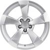 Audi 5 Spoke [A1 8X] Diamond Silver Wheel Img 1