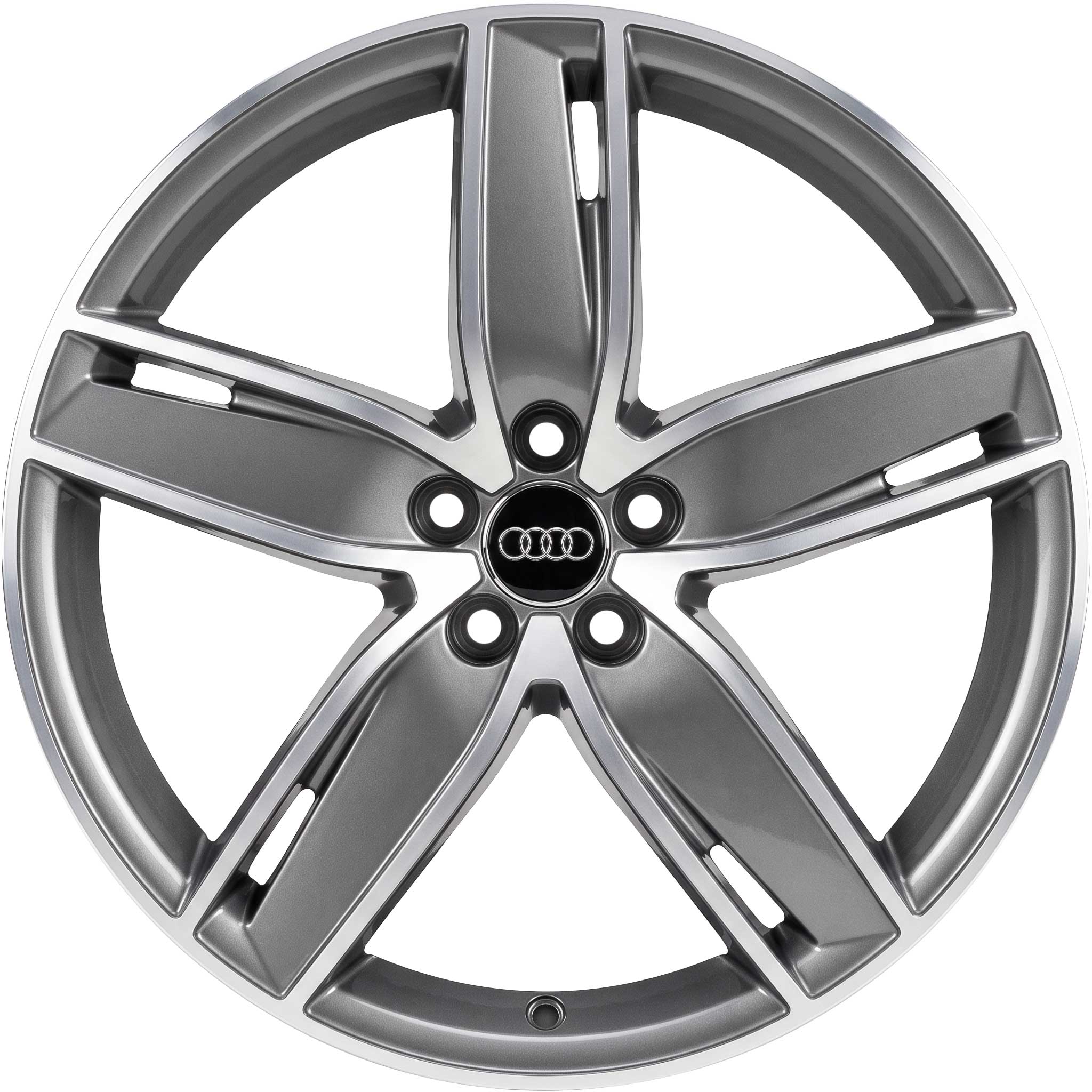 Audi 5 Rotor Spoke [A1 8X] Titanium Grey Alloy Wheel Product Image #1