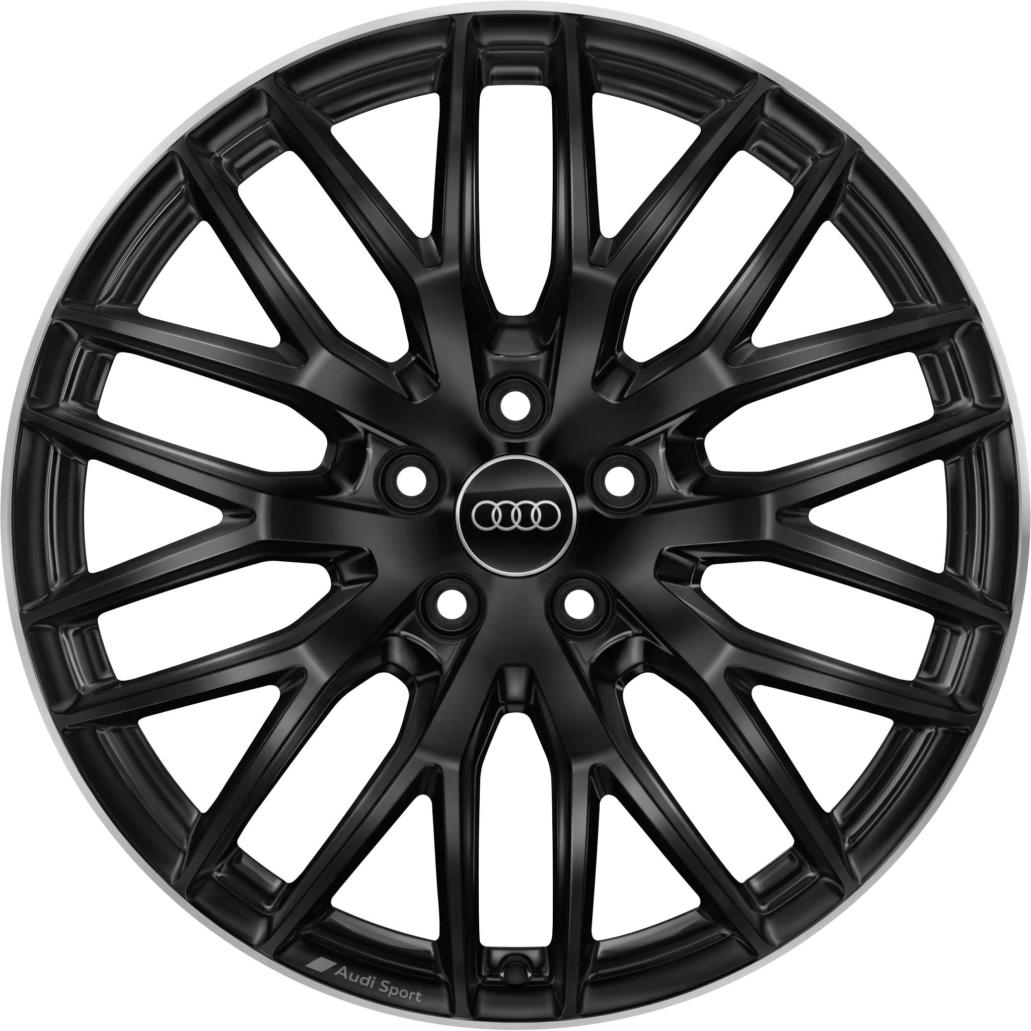 Audi Multi Spoke [A1 8X] Gloss Black with Diamond Cut Alloy Wheel Product Image #1
