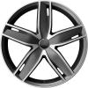 Audi 5 Rotor Spoke [A1 8X] Gloss Black with Diamond Cut Wheel Img 1