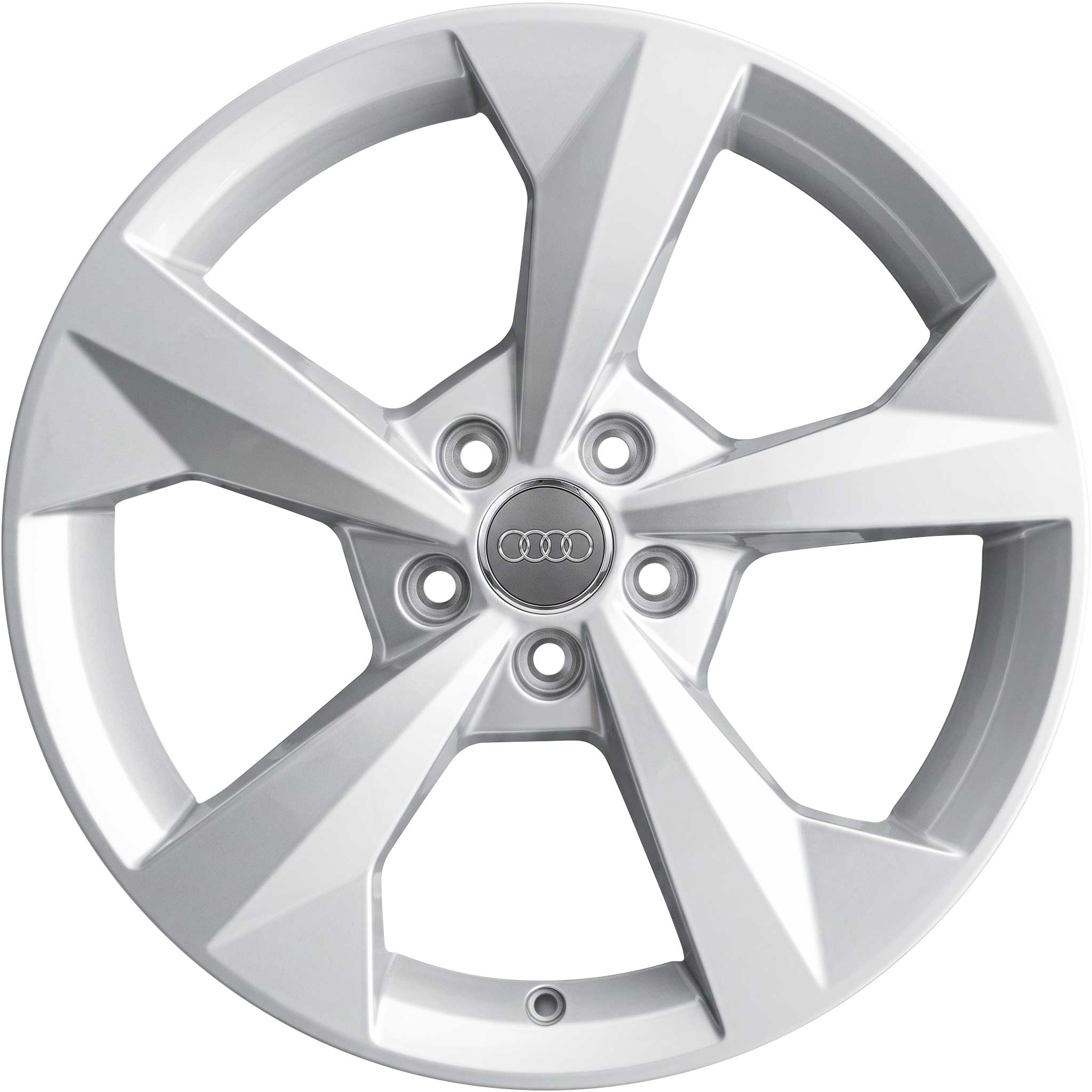 Audi 5 Spoke [A3 8Y] Diamond Silver Alloy Wheel Product Image #1