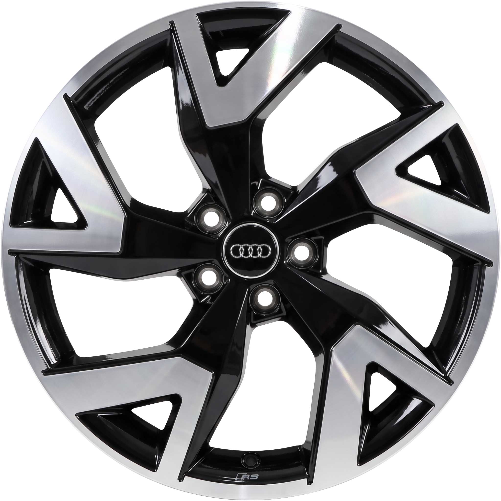 Audi RS 5 V Spoke [A3 8Y] Gloss Black with Diamond Cut Alloy Wheel Product Image #1