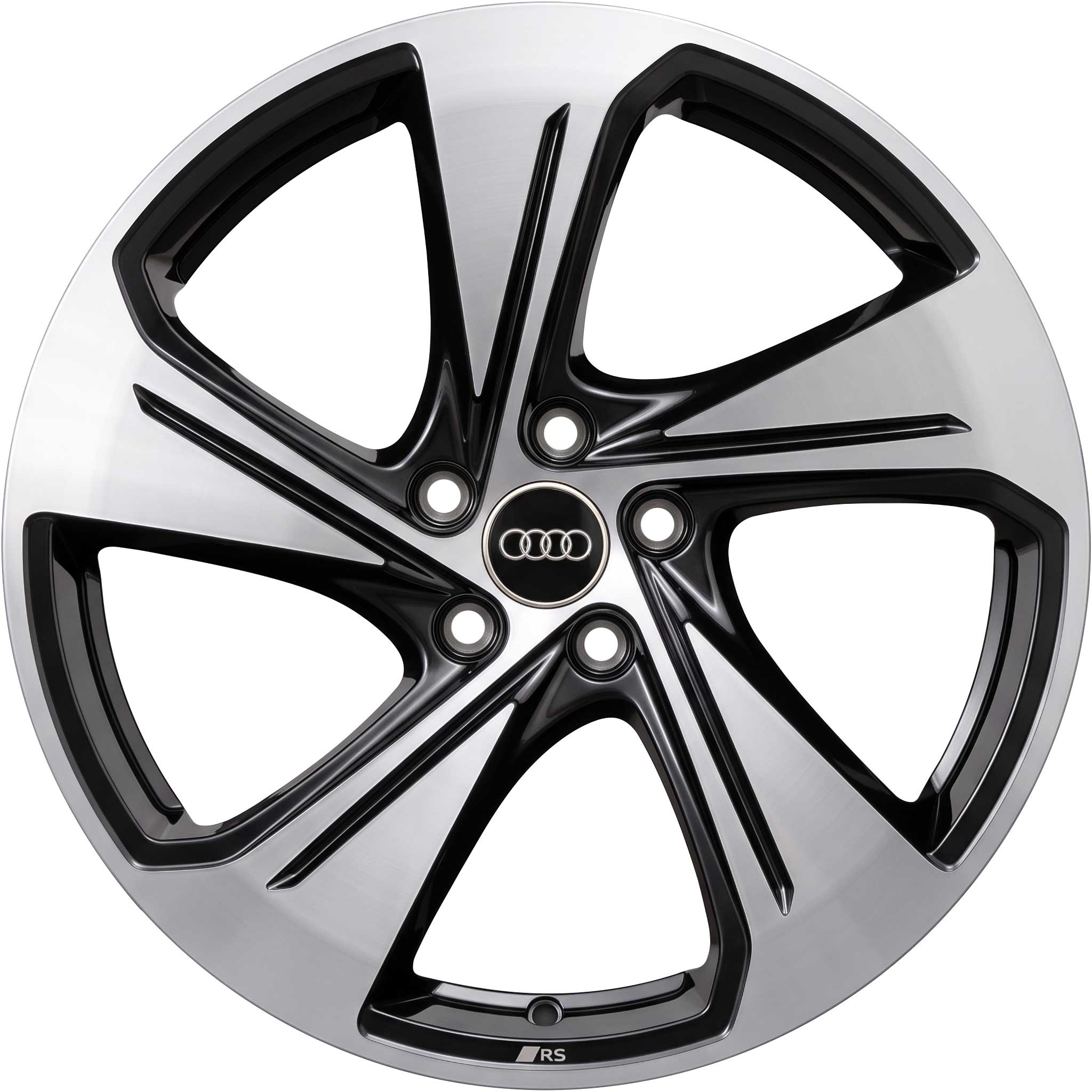 Audi RS Multi Spoke [A3 8Y] Phantom Black with Diamond Cut Alloy Wheel Product Image #1