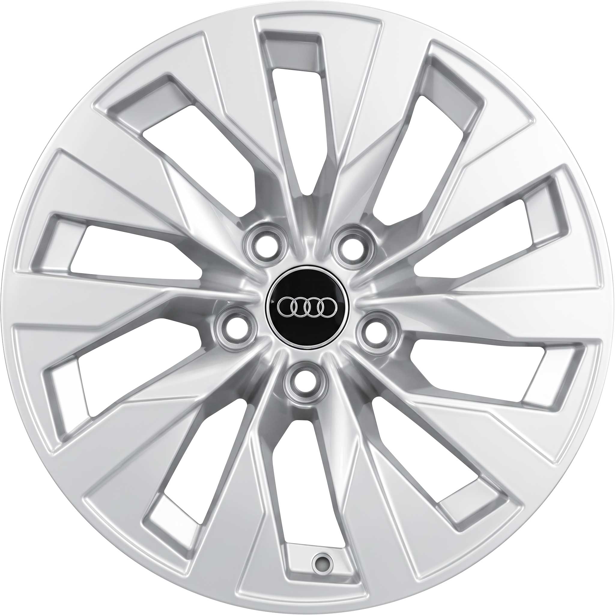 Audi 10 Spoke [A3 8Y] Diamond Silver Alloy Wheel Product Image #1