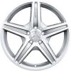 AMG 5 Spoke [204-19] Standard Silver with High Sheen Wheel Img 1