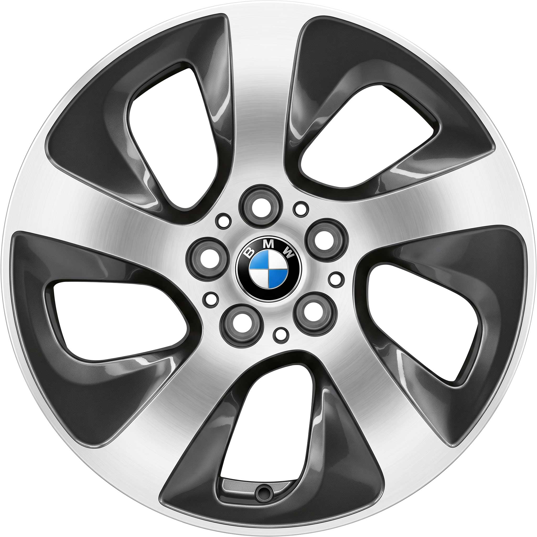 BMW 561 Ferric Grey with Bright Turned RIGHT Alloy Wheel Product Image #1