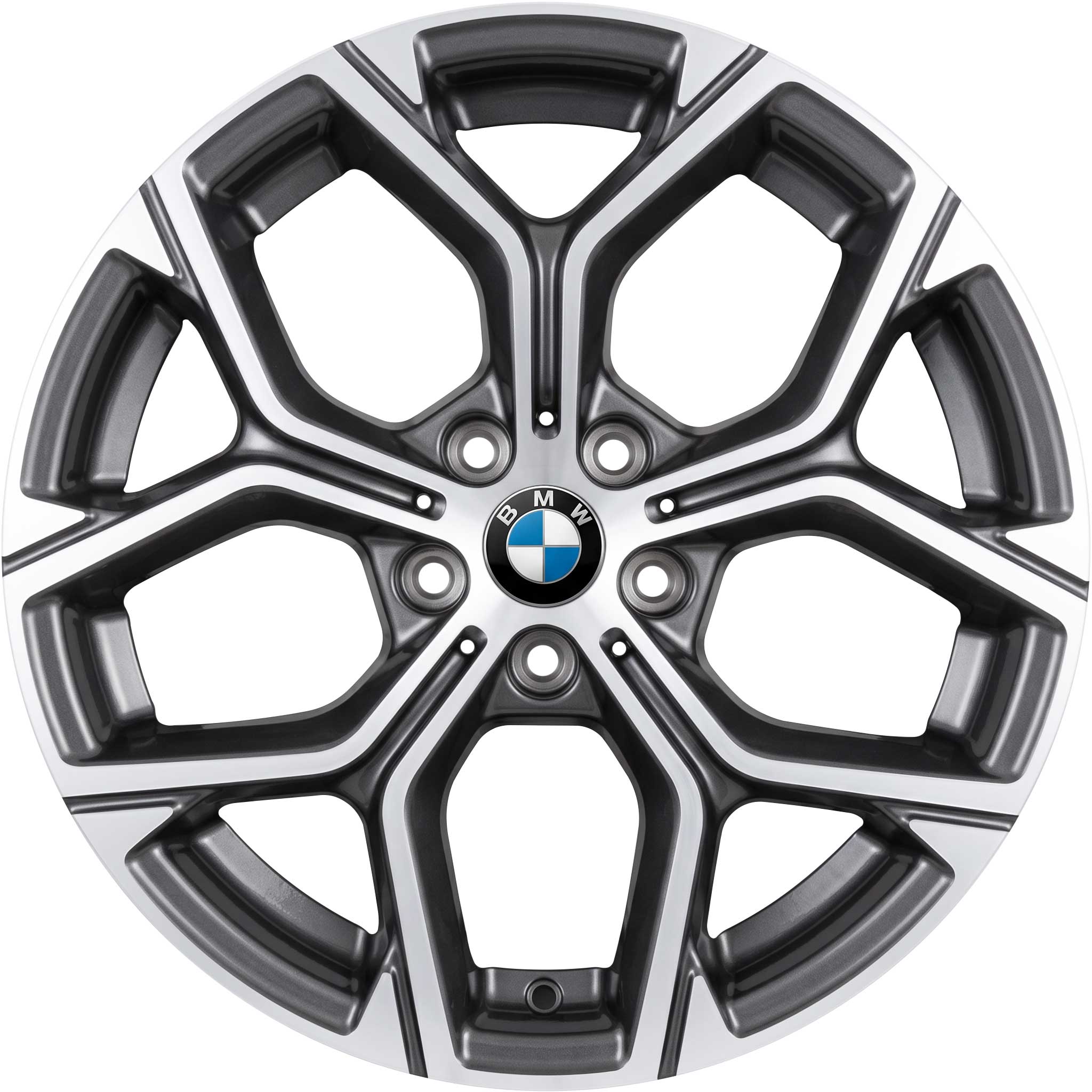 BMW 579 Orbit Grey with Bright Turned Alloy Wheel Product Image #1