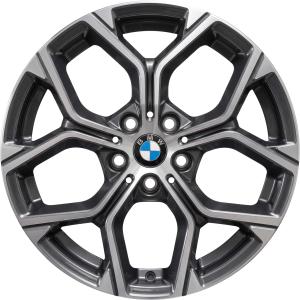 BMW 579 Orbit Grey with Bright Turned Alloy Wheel for BMW X1 F48 - Sizes 18in