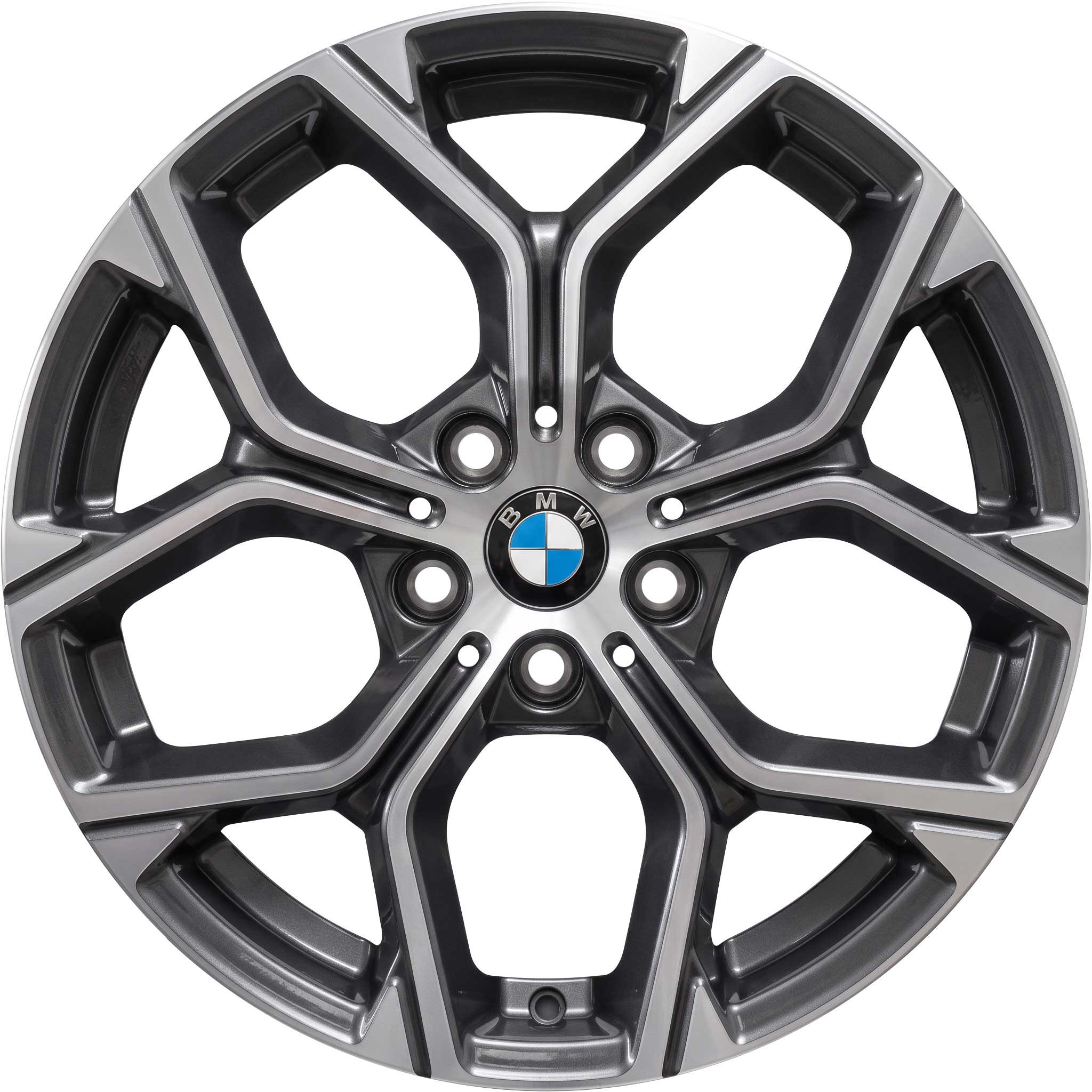 BMW 579 Orbit Grey with Bright Turned Alloy Wheel Product Image #1