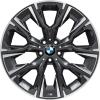 BMW 919M Gunmetal Grey with Bright Turned and Silver Inserts Wheel Img 1
