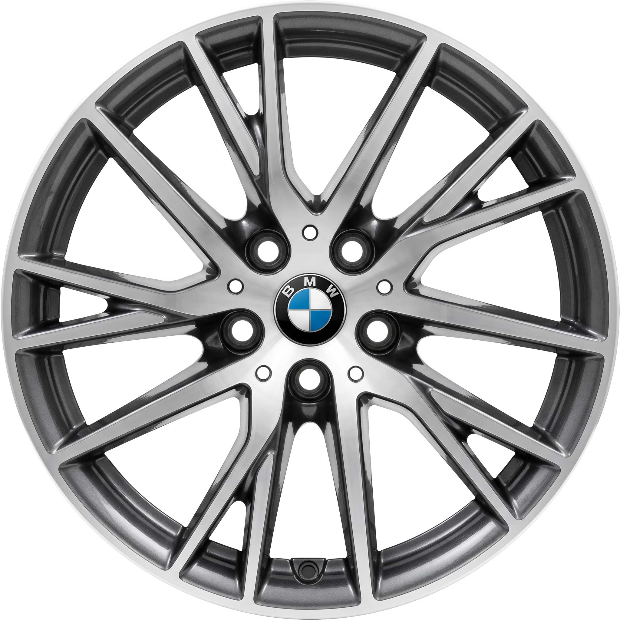 BMW 489 Orbit Grey with Bright Turned Alloy Wheel Product Image #1