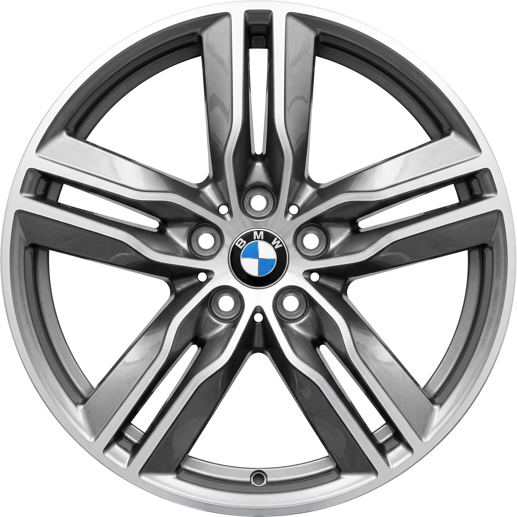 BMW 570M Ferric Grey with Bright Turned Alloy Wheel Product Image #1