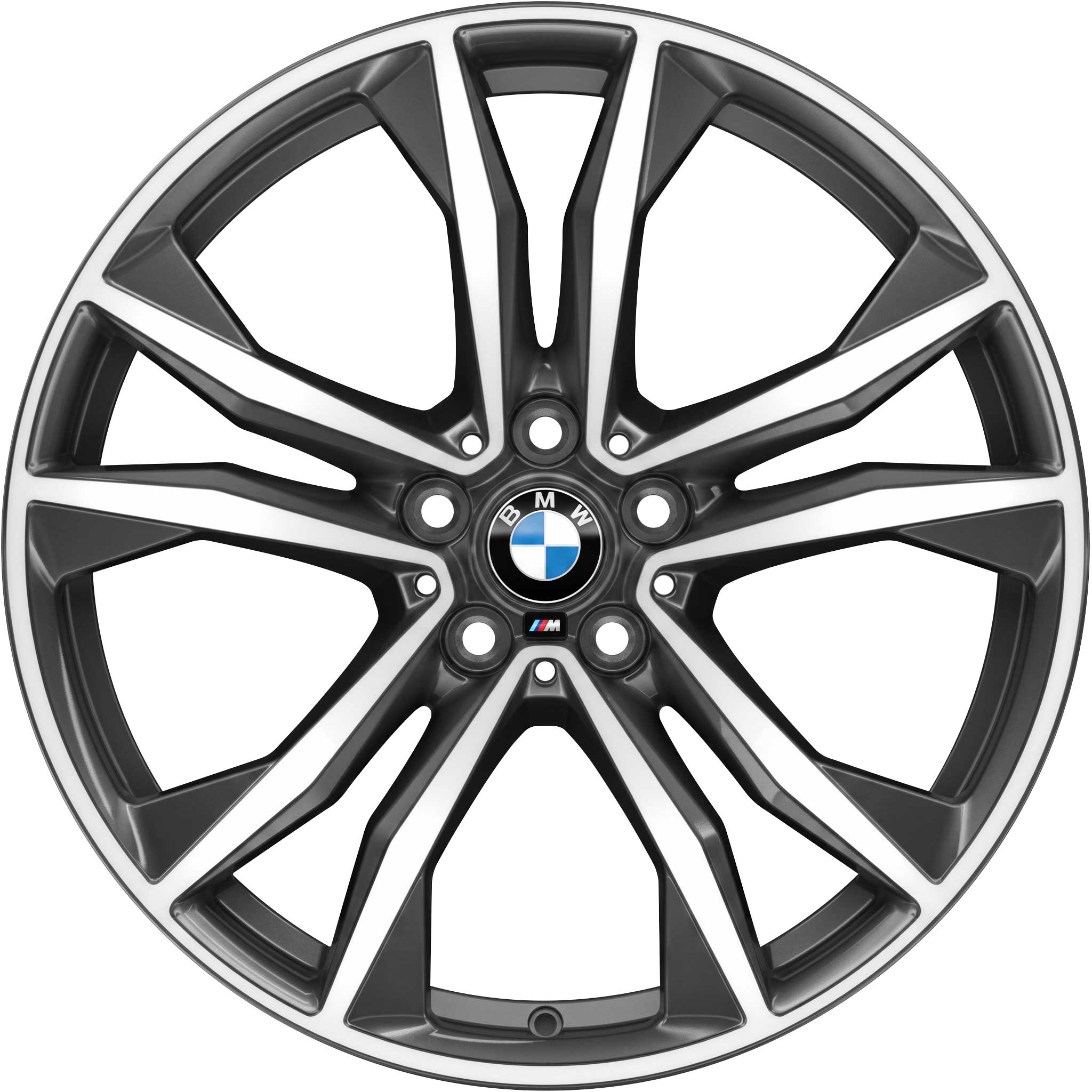 BMW 715M Orbit Grey with Bright Turned Alloy Wheel Product Image #1