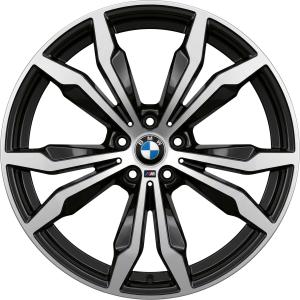 BMW 716M Jet Black with Bright Turned Alloy Wheel for BMW X1 F48 - Sizes 20in