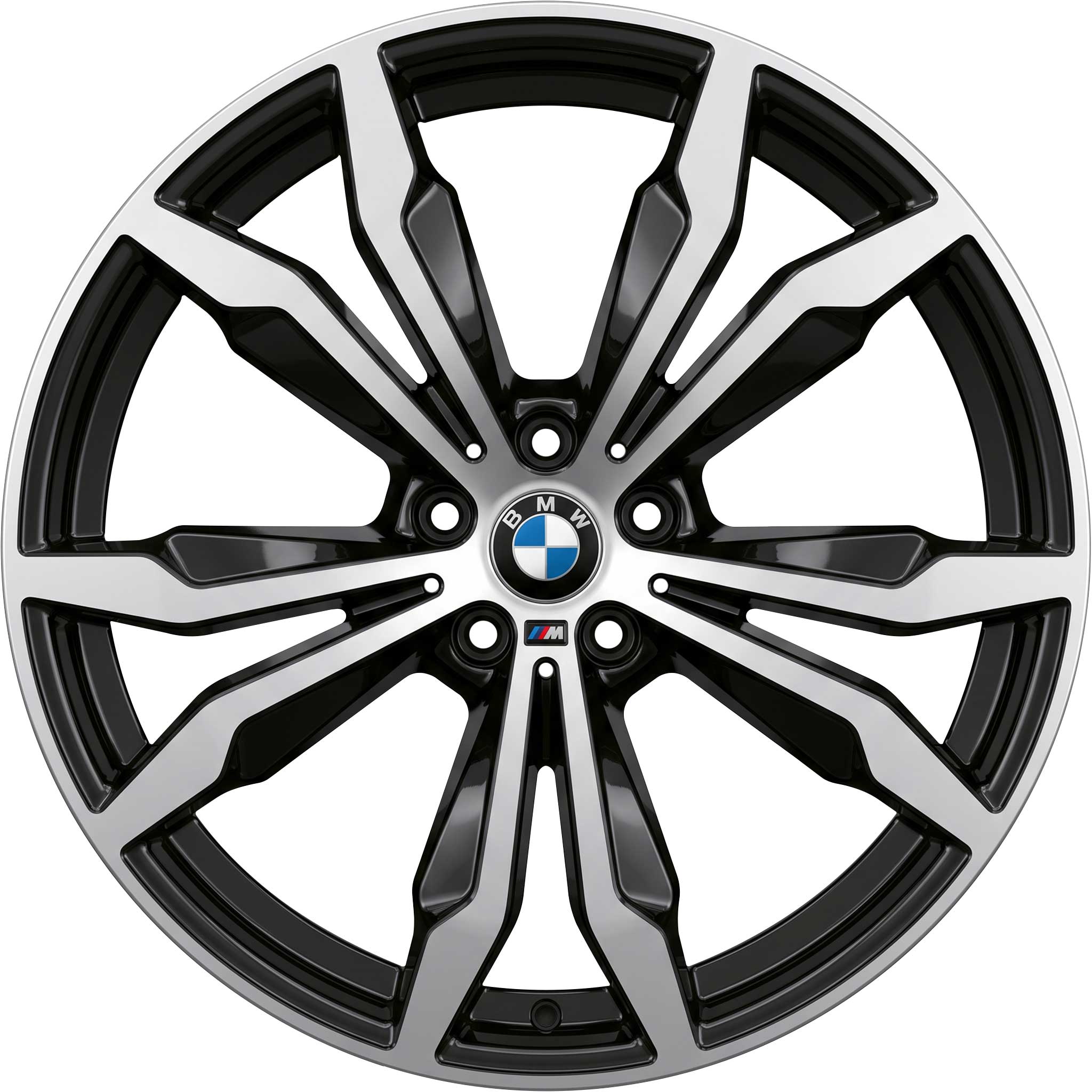 BMW 716M Jet Black with Bright Turned Alloy Wheel Product Image #1