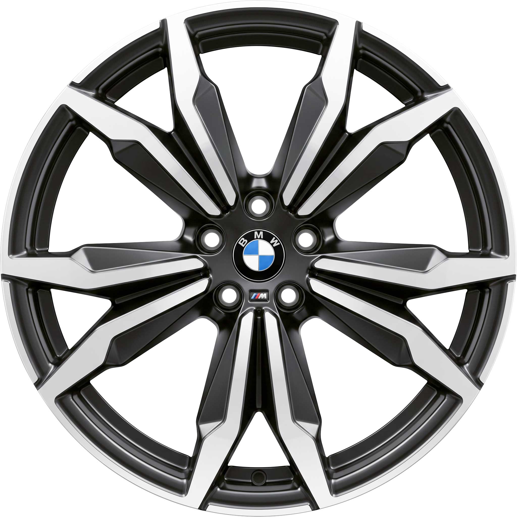 BMW 717M Orbit Grey Matt with Bright Turned Alloy Wheel Product Image #1