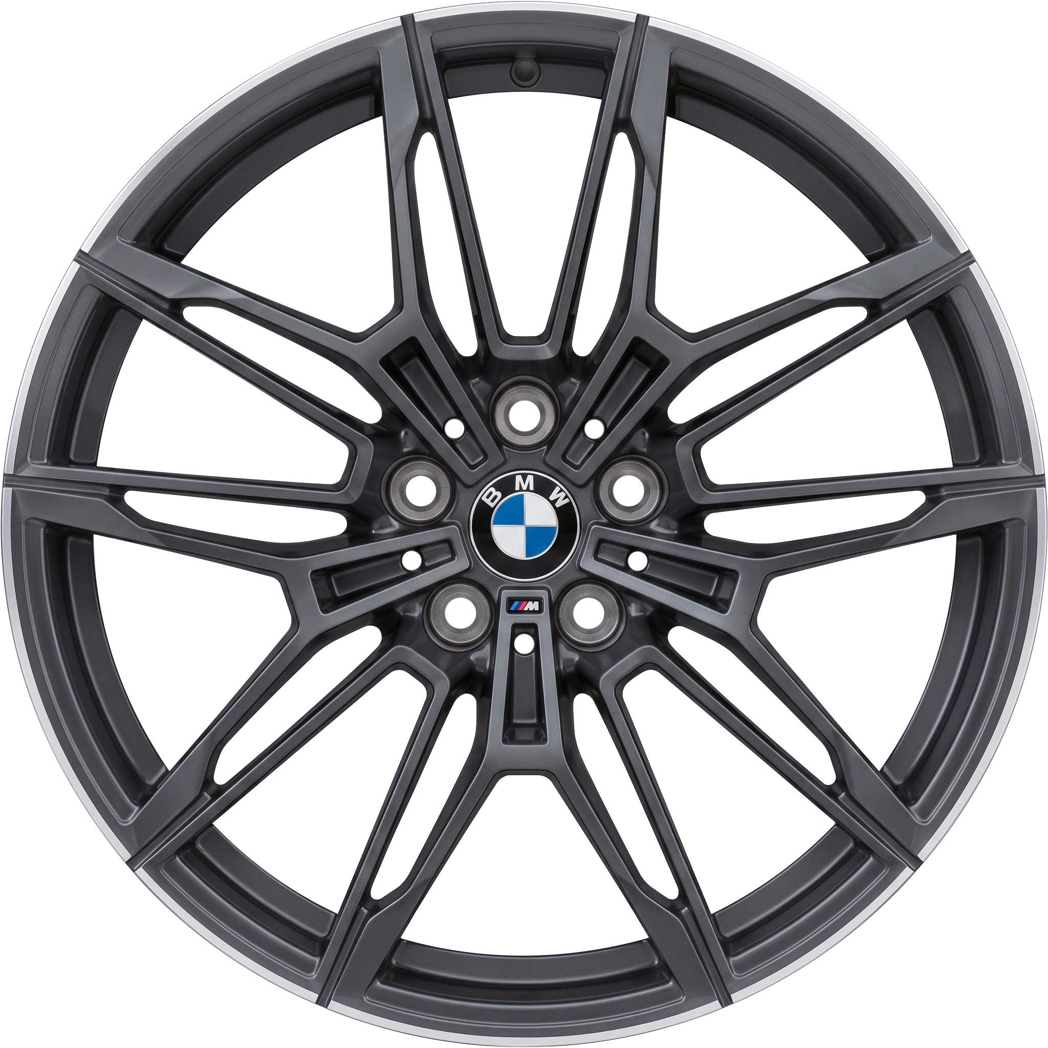 BMW 825M Orbit Grey Matt with Bright Turned Rim Edge Alloy Wheel Product Image #1
