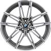 BMW 825M Orbit Grey Matt with Bright Turned Rim Edge Wheel Img 1